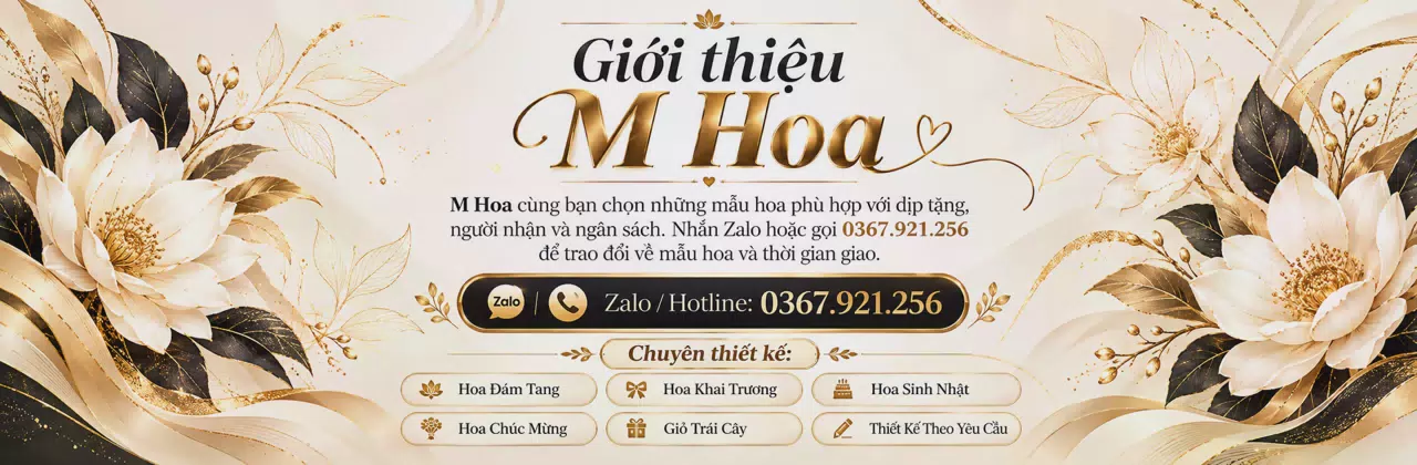 Ảnh bìa Shop hoa tươi Xã Phước Long Vĩnh Long - Tư vấn mẫu hoa hợp ngân sách